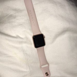 Rose gold Apple Watch series 3